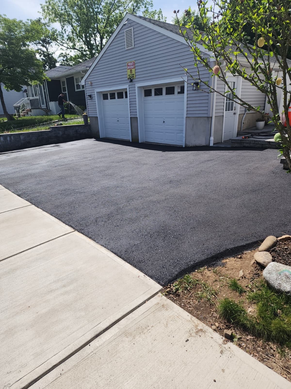 New Asphalt Driveway
